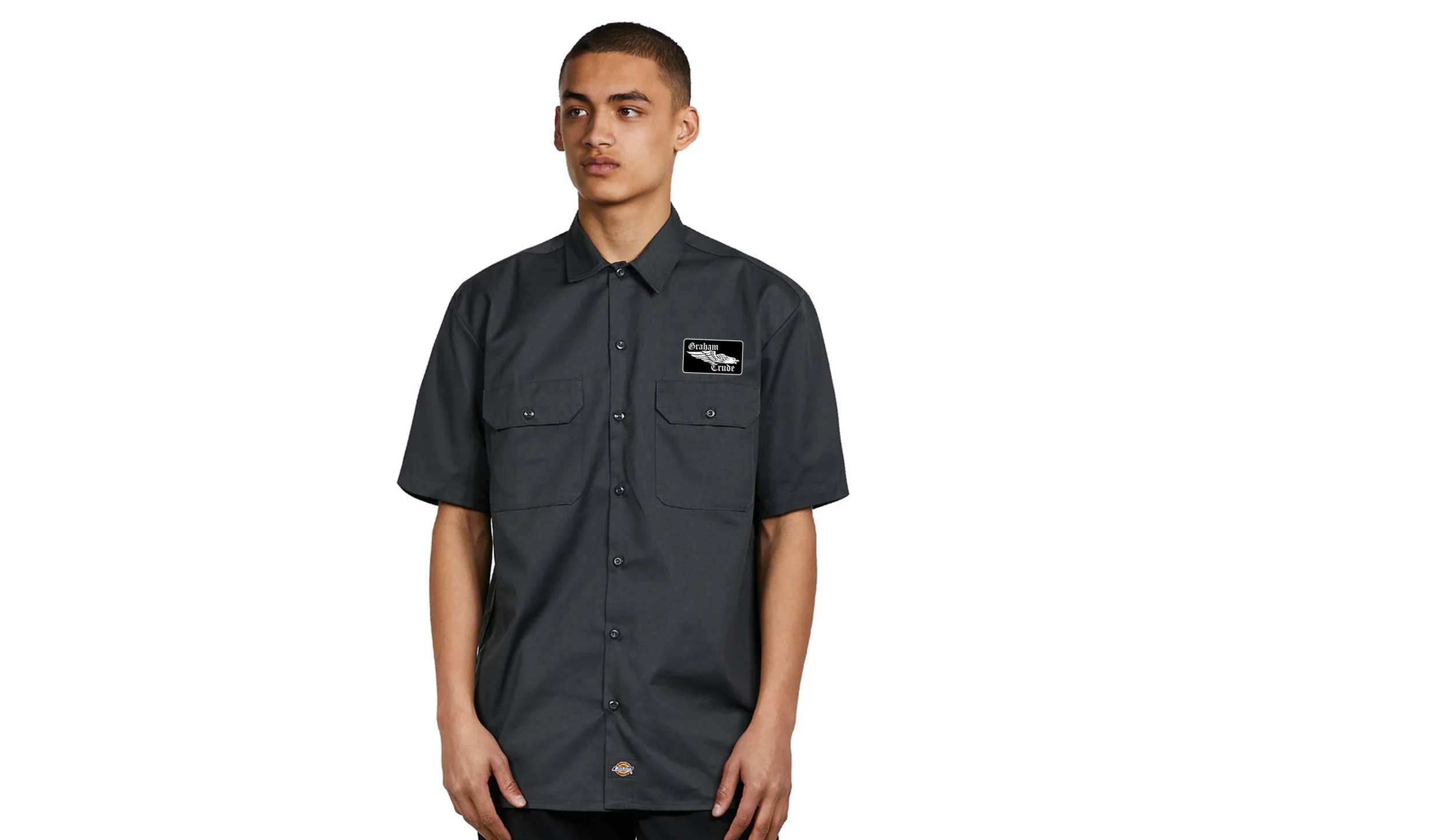 GT Workshirt with Embroidered Logo Patch — Collingwood Merch Co.